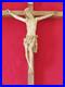 Vintage ANRI 23 Hand Carved Wood Crucifix Jesus Wall Cross Sculpture Italy