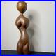 Vintage Abstract Female Figural Sculpture Mid Century Modern Biomorphic Wood 21