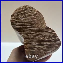 Vintage Abstract Modernist Female Sculpture Nude Form MCM Carved Wood 17.75