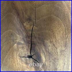 Vintage Abstract Modernist Female Sculpture Nude Form MCM Carved Wood 17.75