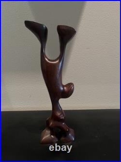 Vintage Abstract Sculpture by Danish Artist Knud Albert. Signed