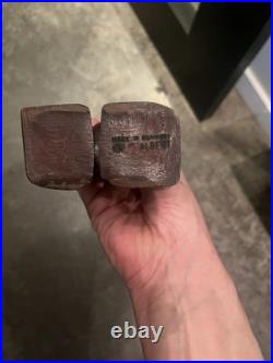 Vintage Abstract Sculpture by Danish Artist Knud Albert. Signed