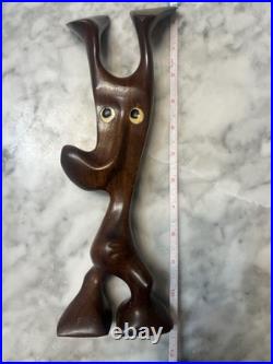 Vintage Abstract Sculpture by Danish Artist Knud Albert. Signed