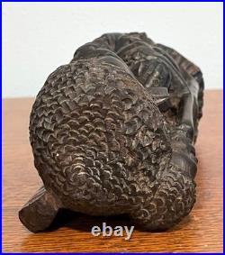 Vintage African Makonde Ujamaa Family Tree Wood Sculpture Hand Carved 9