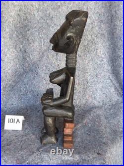Vintage African Tribal Ethnic Art Wood Carving Sculpture Statue Figure