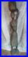 Vintage African Tribal Hand-Carved Wood Sculpture Statue 56 Tall