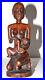 Vintage African Wood Sculpture Mother & Child fertility Figure