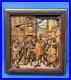 Vintage Anri 11.75 Wood Relief Carving Carl Spitzweg The Serenade