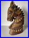 Vintage Antique Horse Sculpture Wood Carving Painting Folk Art Large Iconic