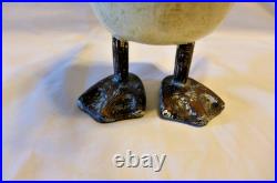 Vintage Art Deco Folk Art Rustic Hand Carved Hand Painted Penguin Set Lot (7)