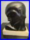 Vintage Art Deco Hagenauer Style Werkstatte Young Male 12 Bust Wood Sculpture