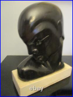 Vintage Art Deco Hagenauer Style Werkstatte Young Male 12 Bust Wood Sculpture Vintage Art Deco Hagenauer Style Werkstatte Young Male 12 Bust Wood Sculpture