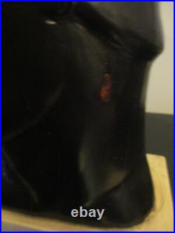 Vintage Art Deco Hagenauer Style Werkstatte Young Male 12 Bust Wood Sculpture