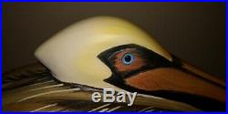 Vintage Big Sky Carvers Master's Edition Bob Guge Pelican Wood carving Decoy