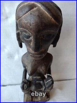 Vintage Borneo Fertility Wood Carving Statue Tribal Antique Novelty Collectible