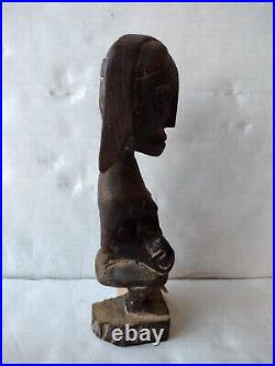 Vintage Borneo Fertility Wood Carving Statue Tribal Antique Novelty Collectible