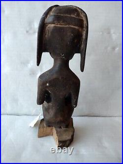 Vintage Borneo Fertility Wood Carving Statue Tribal Antique Novelty Collectible