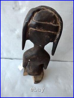 Vintage Borneo Fertility Wood Carving Statue Tribal Antique Novelty Collectible