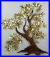 Vintage Brass And Wood Bonsai Tree Wall Art Hanging Sculpture Asian Mid-Century