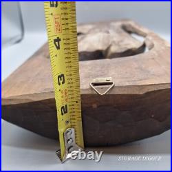 Vintage Brown Wooden Hand Carved Sculpture Squirrel with Acorn 18 Tall