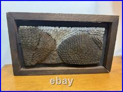 Vintage Brutalist Nail Art Sculpture Mid Century Modern Abstract Metal Wood Art