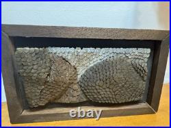 Vintage Brutalist Nail Art Sculpture Mid Century Modern Abstract Metal Wood Art