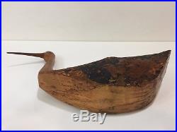 Vintage Burl Wood Art Sculpture Burl Wood Sea Bird Carving, 17 Long x 9 1/2 T