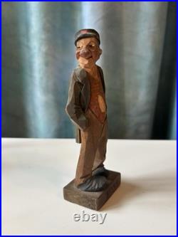 Vintage Carl Johan Trygg Hand Carved Sculpture Beautiful Details 6 in