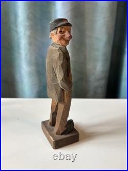 Vintage Carl Johan Trygg Hand Carved Sculpture Beautiful Details 6 in
