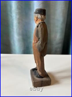 Vintage Carl Johan Trygg Hand Carved Sculpture Beautiful Details 6 in