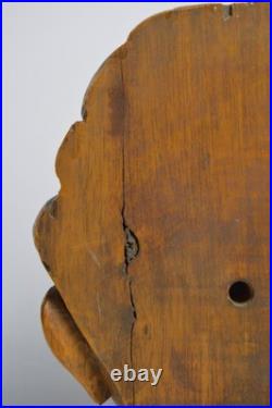 Vintage Carved Wood Head Sculpture Character Expression Bach Mozart Classical