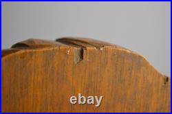 Vintage Carved Wood Head Sculpture Character Expression Bach Mozart Classical