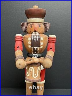 Vintage Carved Wood Nut Cracker Sculpture