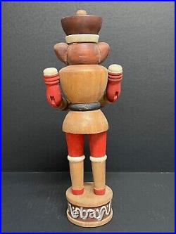 Vintage Carved Wood Nut Cracker Sculpture