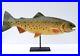 Vintage Carved Wood Trout Model Sculpture Signed Dale Davies 1989 Alberta Canada