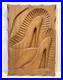 Vintage Carved Wood Wall Plaque Sculpture High Heel Shoes Signed Dated 1989