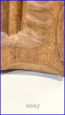 Vintage Carved Wood Wall Plaque Sculpture High Heel Shoes Signed Dated 1989