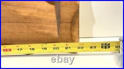 Vintage Carved Wood Wall Plaque Sculpture High Heel Shoes Signed Dated 1989