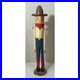 Vintage Carved Wooden Cowboy Figure Folk Art Boots Hat Bandana Americana Western