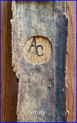 Vintage Carving Sculpture Native American Hand Carved Wood Spirit Signed