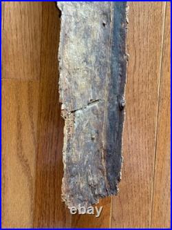 Vintage Carving Sculpture Native American Hand Carved Wood Spirit Signed