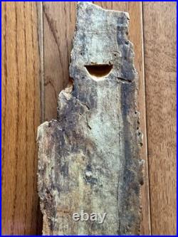 Vintage Carving Sculpture Native American Hand Carved Wood Spirit Signed