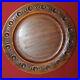 Vintage Carving Wood Wall Hanging Treen Plate