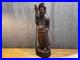 Vintage Chinese Kwan Kung/Guan Yu Wood Carving Sculpture Folk Art Antique Rare
