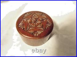 Vintage Chip-Carved Cherry Wood Sculpture Irvin H. Herbein (1896-1978) RARE