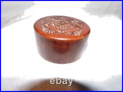 Vintage Chip-Carved Cherry Wood Sculpture Irvin H. Herbein (1896-1978) RARE