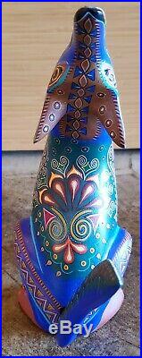 Vintage Coyote By Jacobo Angeles Alebrije Oaxacan Wood Carving