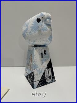 Vintage Cubist Bird Sculpture Modernism Abstract Painting Fairfield Samuel Combo Vintage Cubist Bird Sculpture Modernism Abstract Painting Fairfield Samuel Combo