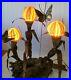 Vintage Curtis Jere Urchin Wood Metal Art Lamp Light Wall Sculpture Mid Century
