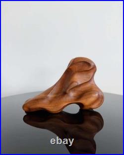 Vintage Danish Carved Wood Foot Sculpture Vintage Danish Carved Wood Foot Sculpture
